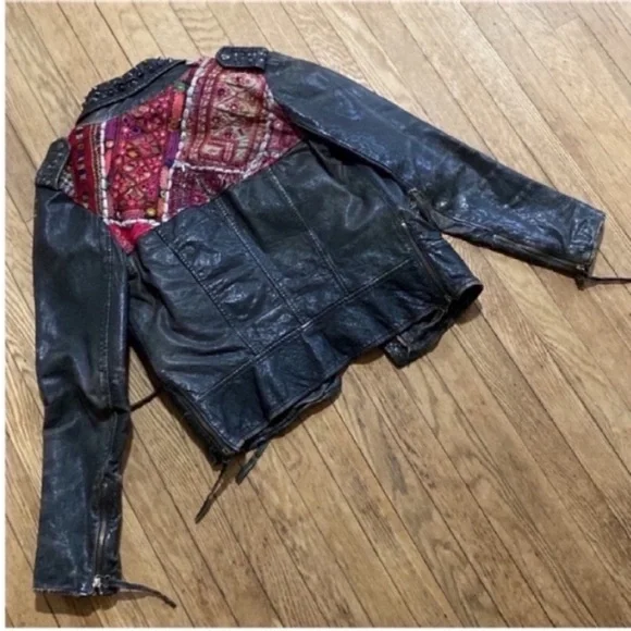 All saints leather jacket - Picture 1 of 12